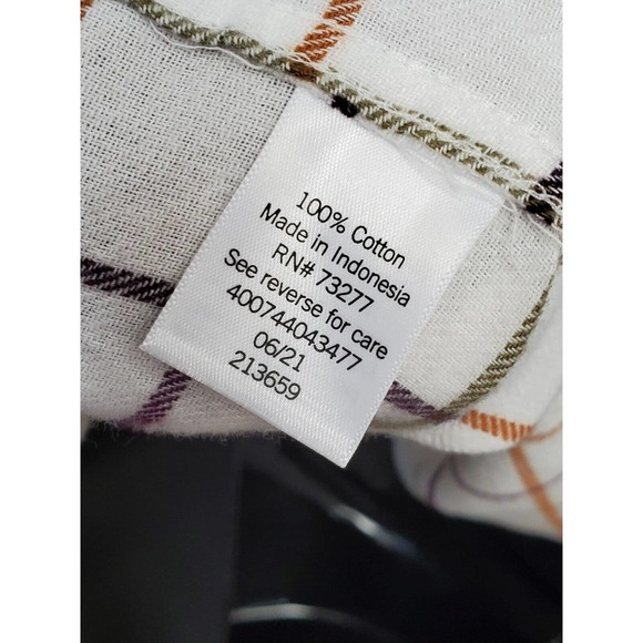 Croft & Barrow Men's White Cotton Collared Long Sleeve Buttons Down Shirt Size M - Picture 8 of 11